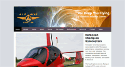 Desktop Screenshot of airgyro.com